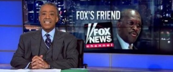 Al Sharpton Herman Cain