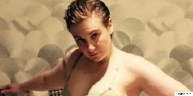 Lena Dunham Poses In A Bra And Underwear Because She Can