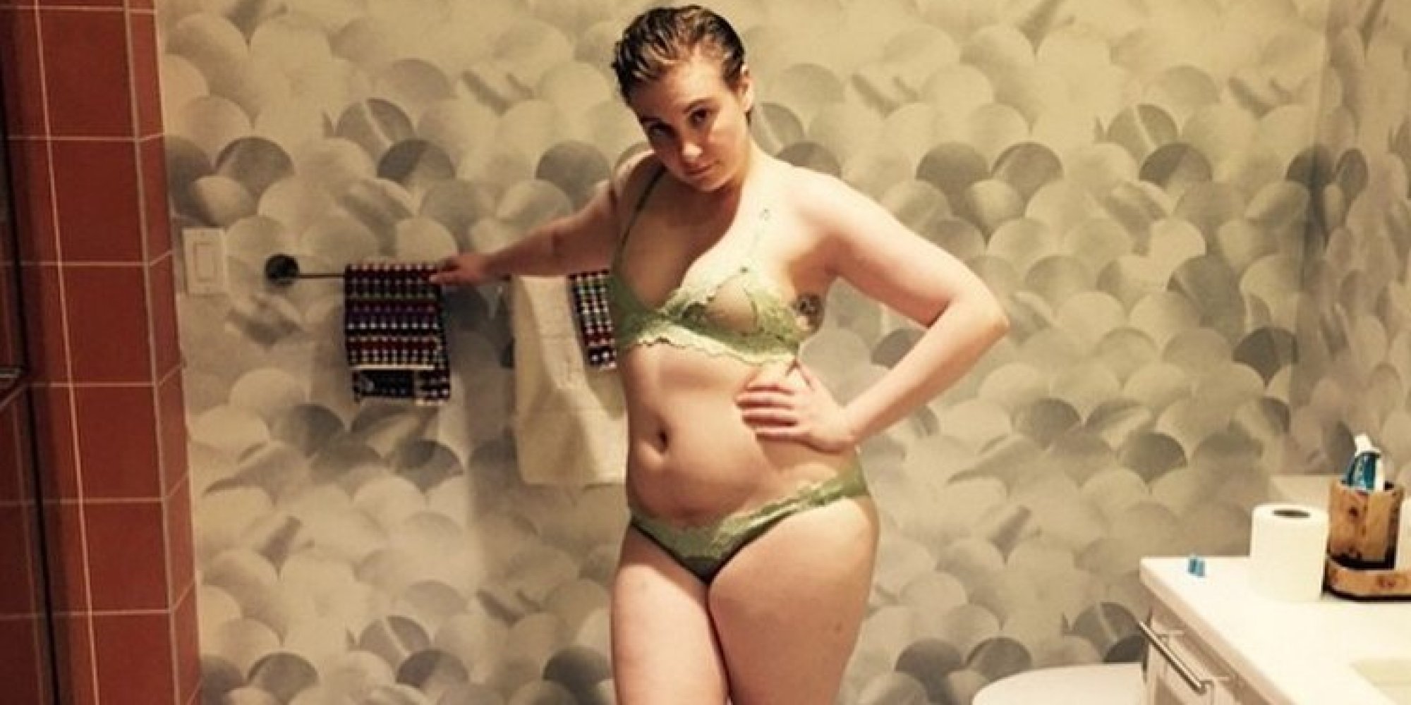 Lena Dunham S Lingerie Is Brilliant And So Is Her Body Confidence Huffpost Uk