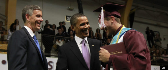Arne Duncan Barack Obama