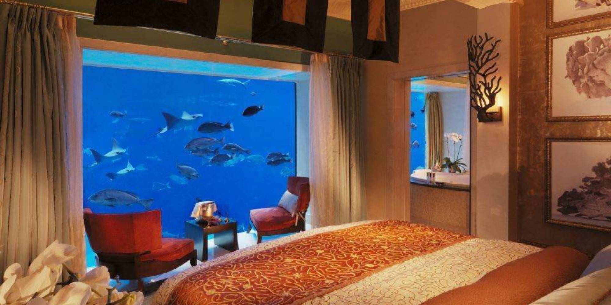 Incredible Underwater Hotel Room In Dubai Will Make You Want To Sleep