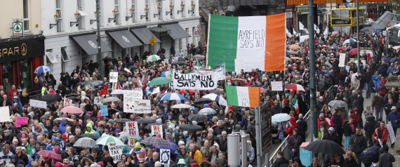 IRELAND PROTEST