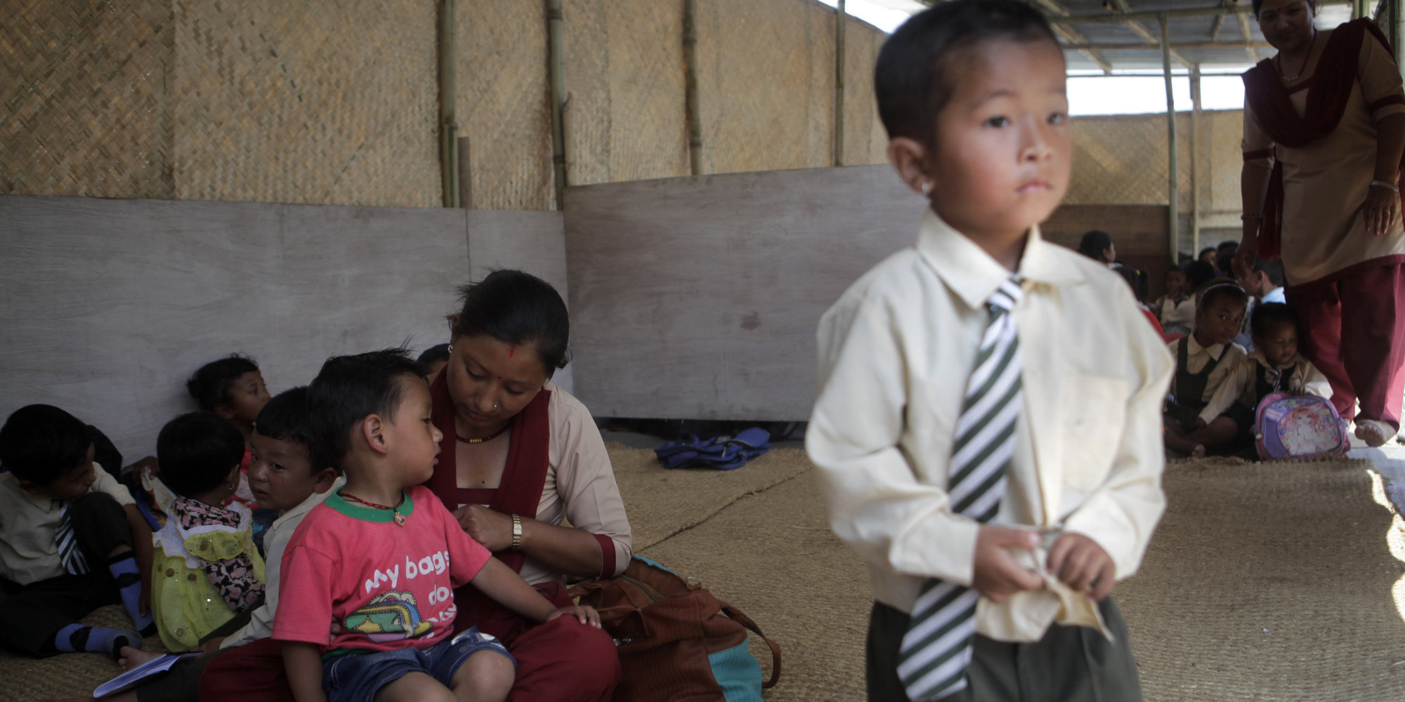thousands of nepal children resume learning at makeshift resume canada