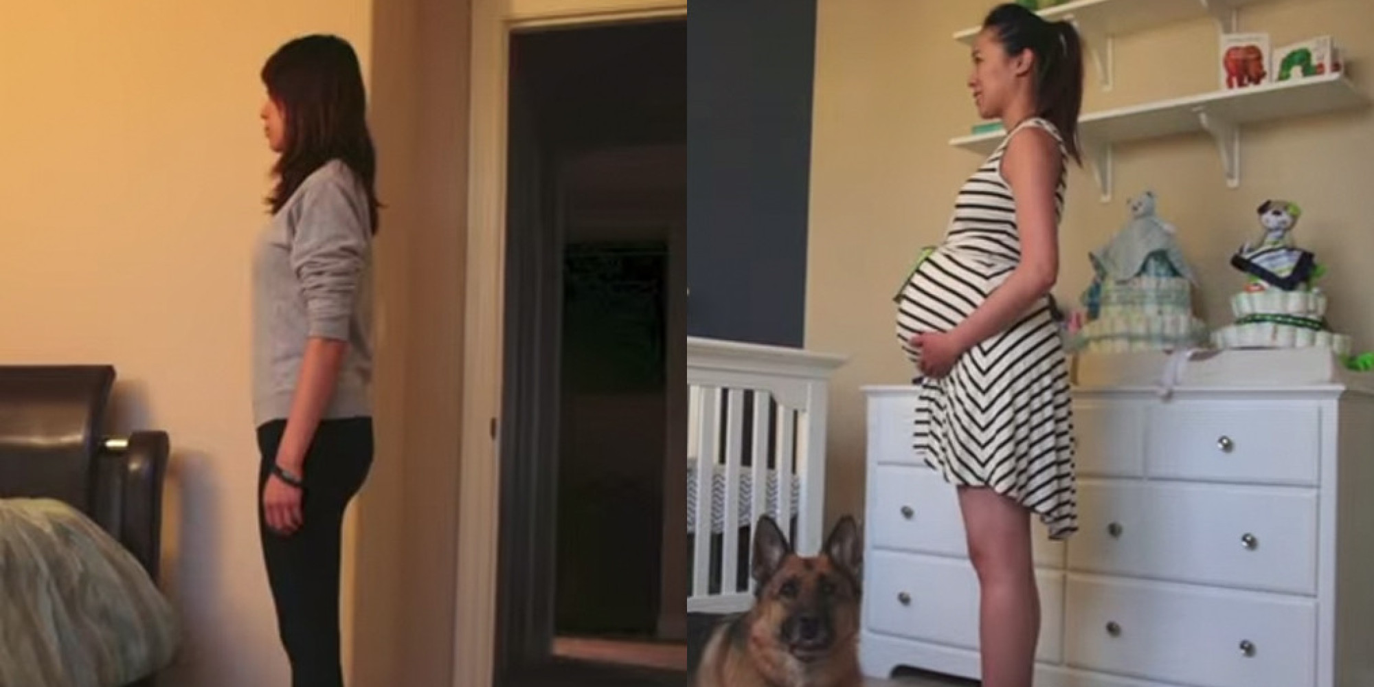 Pregnant To Baby In 90 Seconds Father Records TimeLapse