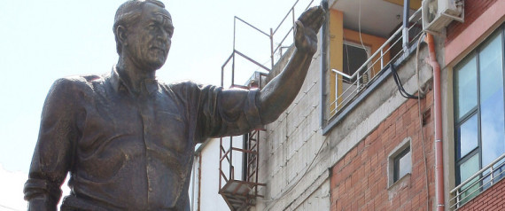 Albania George W Bush Statue
