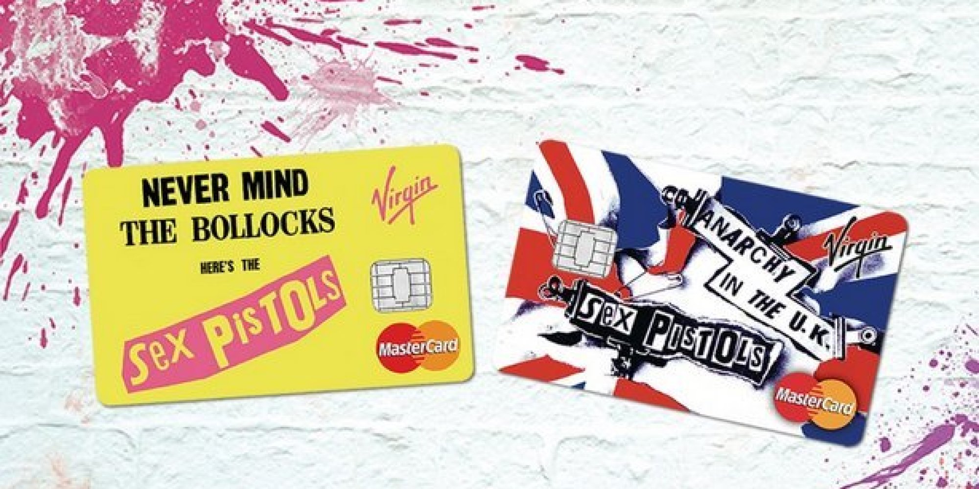 Sex Pistols To Be Featured On Virgin Money Credit Cards Punk Officially Dead Huffpost