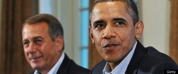 Obama Boehner Debt