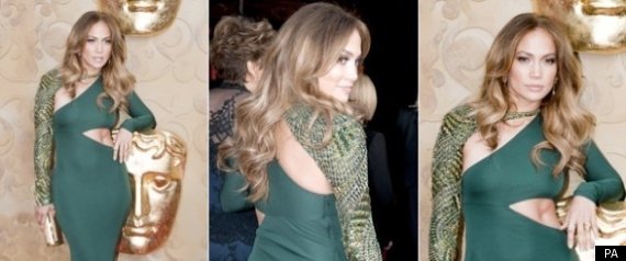 Jennifer Lopez Cutout Gown
