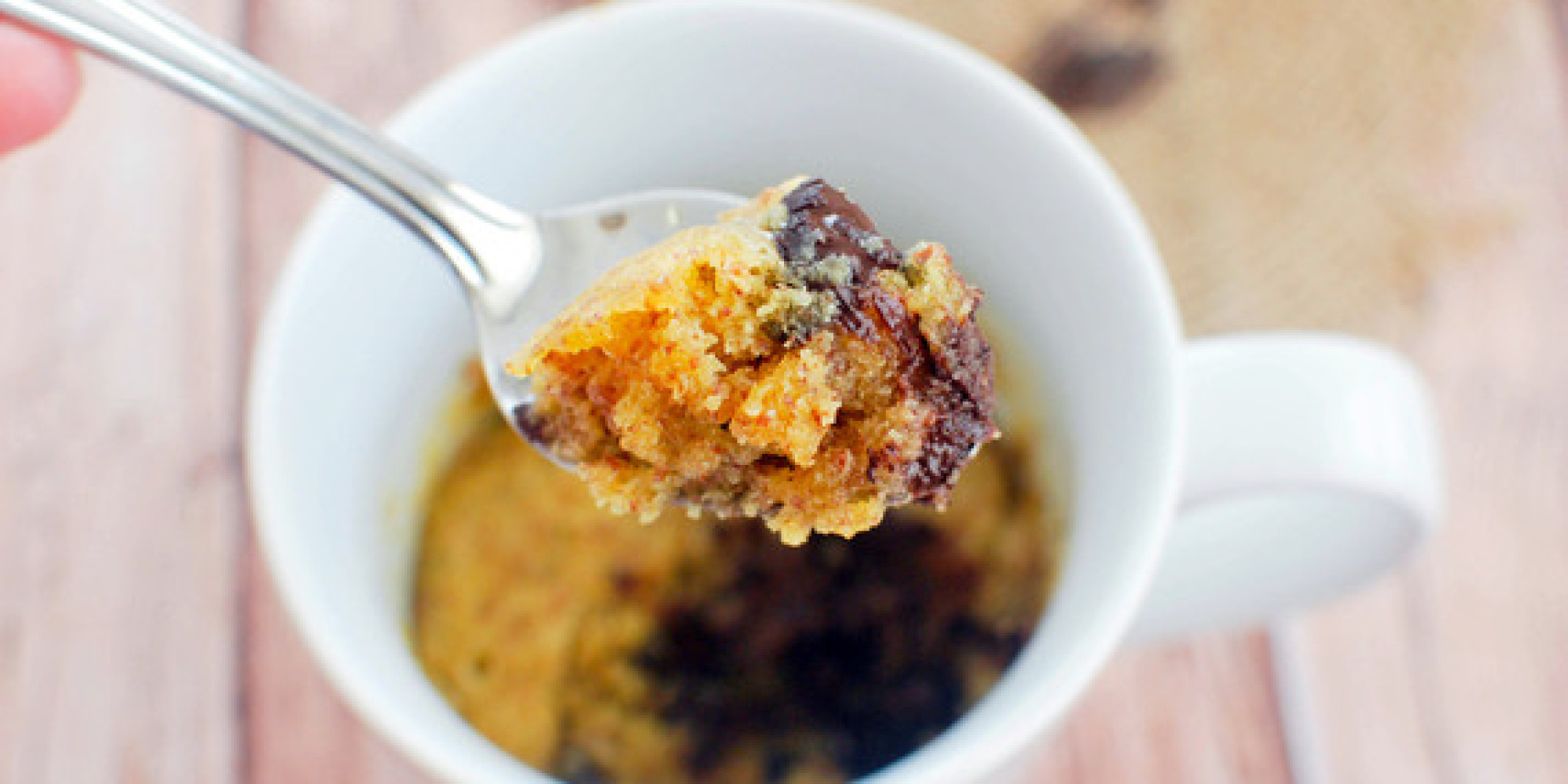 The Paleo Mug Cake That Tastes Like Chocolate Chip Cookies HuffPost