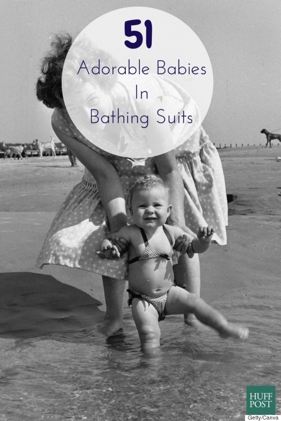 babies in bathing suits