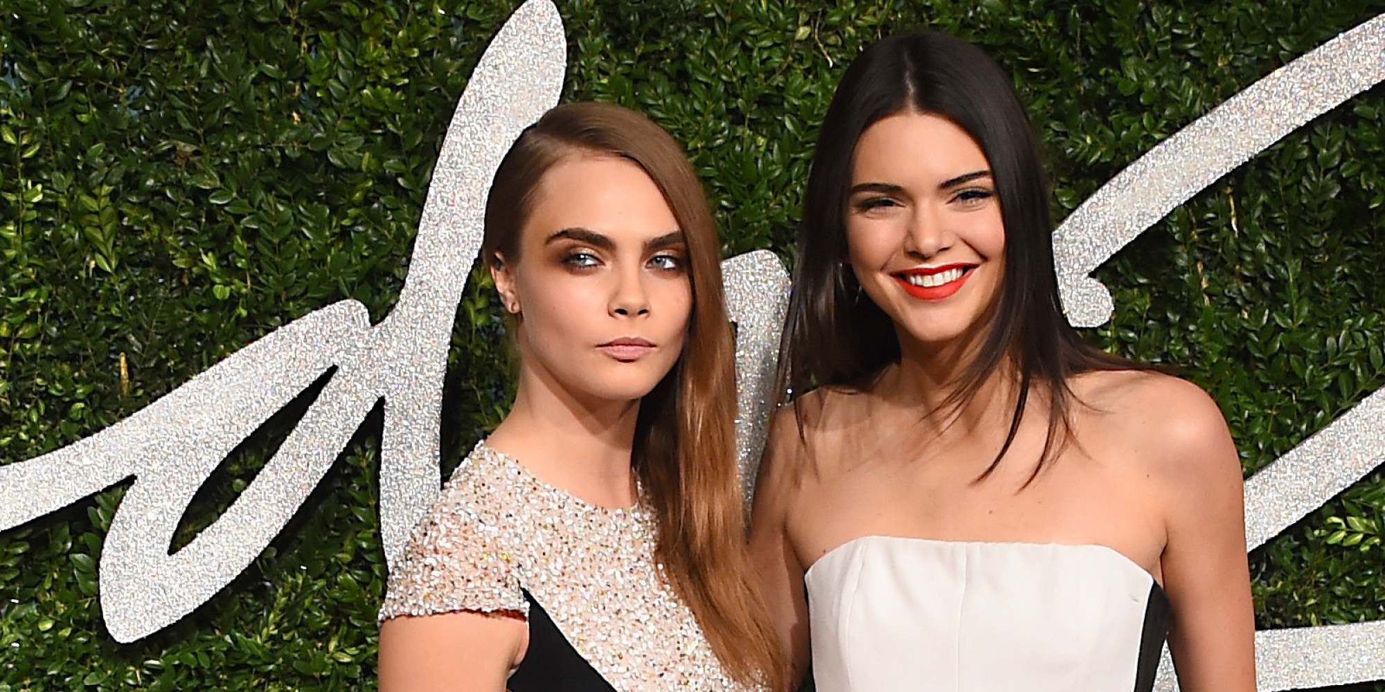 Kendall Jenner And Cara Delevingne Pose Topless In Goofy Photo Huffpost 