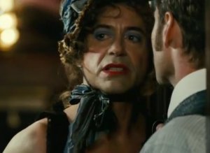 Robert Downey Jr Sherlock Holmes Drag