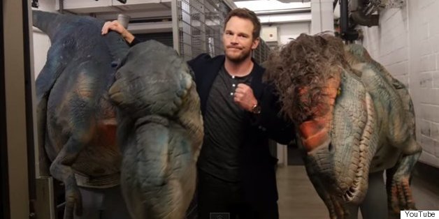 Chris Pratt Got Pranked With Lifelike Raptor Puppet