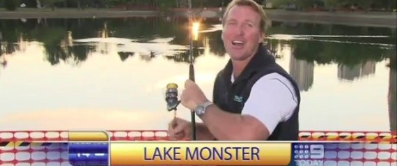 Duck Caught Fishing Line Video