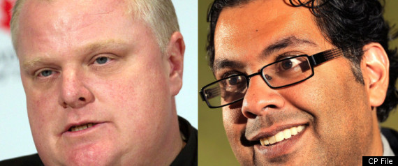 Rob Ford Naheed Nenshi