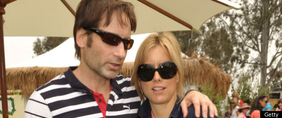 David Duchovny Reunites With Wife Tea Leoni