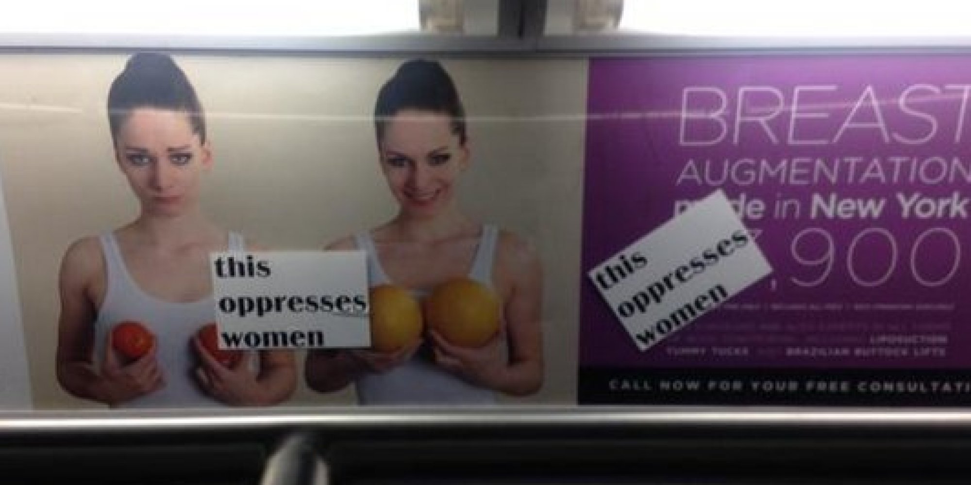 This Oppresses Women Stickers Give Body Shaming Ads The Edit They So