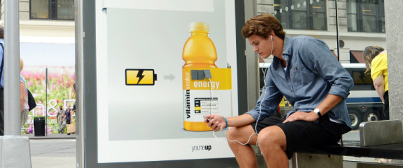 Vitaminwater Bus Shelter Nyc