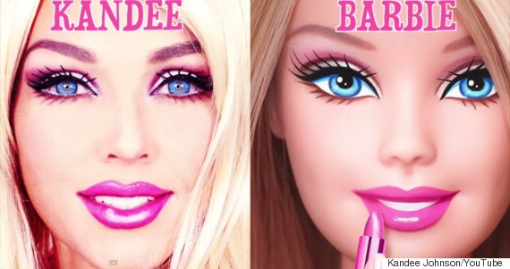 barbie makeup