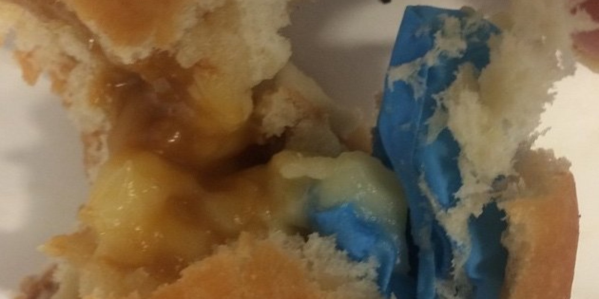 New Filling For Krispy Kreme? Woman Shocked To Find Blue Rubber Glove