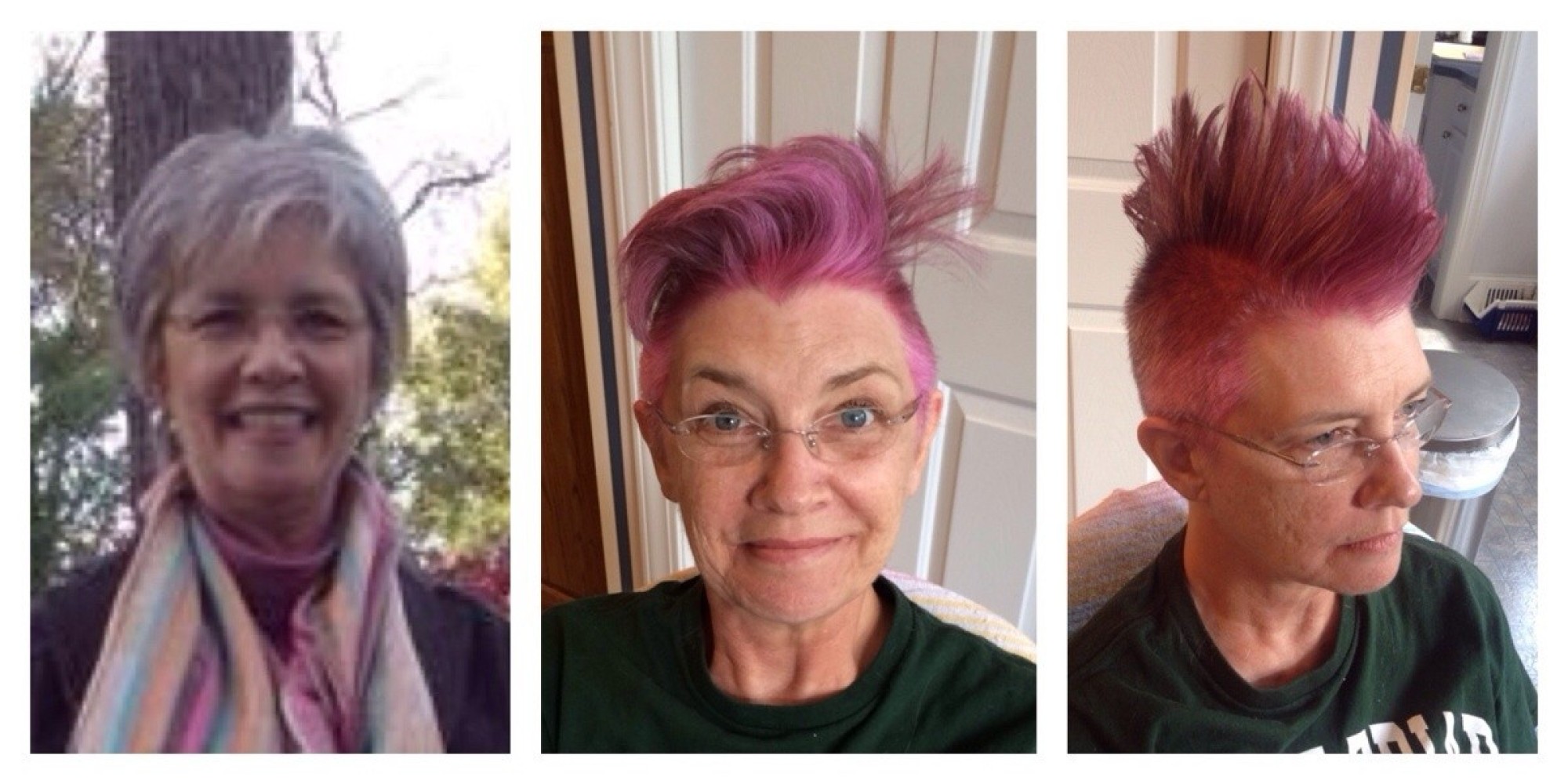 Pre Chemo Mohawk | mom dyes hair pink and gets a faux hawk to kick cancer s Pre Chemo Mohawk | mom dyes hair pink and gets a faux hawk to kick cancer s