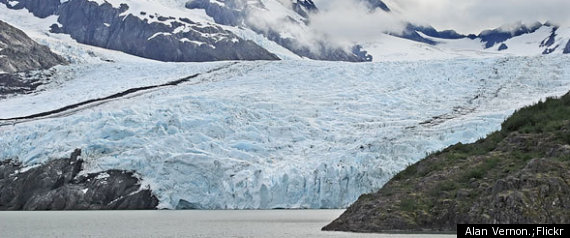 Portage Glacier In Alaska