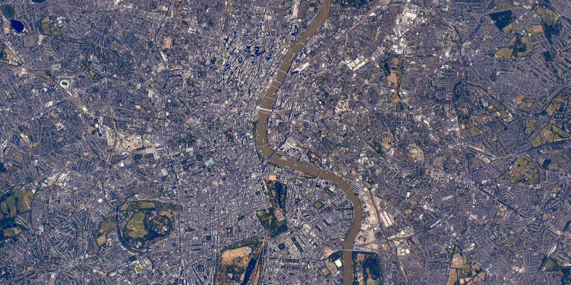 London As Seen From The International Space Station Looks Amazing