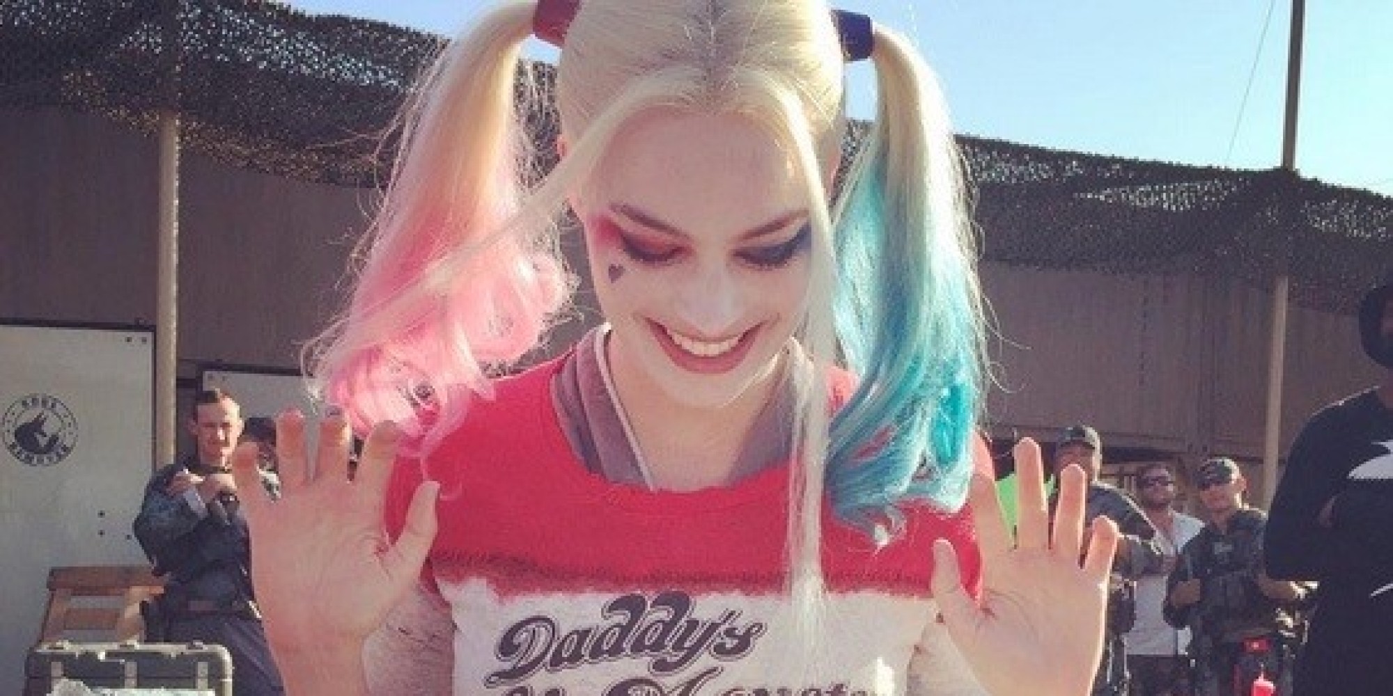 Margot Robbie Celebrates Her Birthday As Harley Quinn On The Set Of