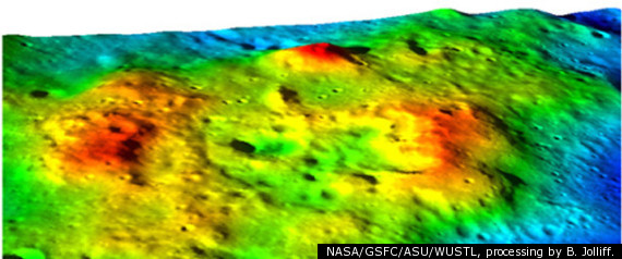 Volcanoes On The Moon