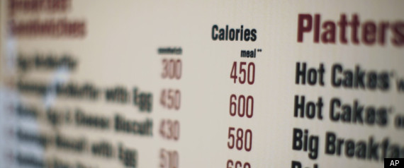 Calorie Count Menu