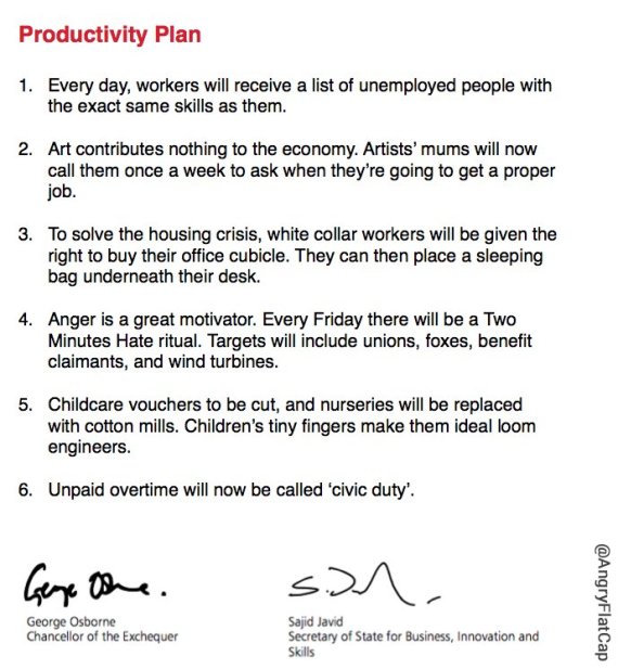 george osborne productivity plan
