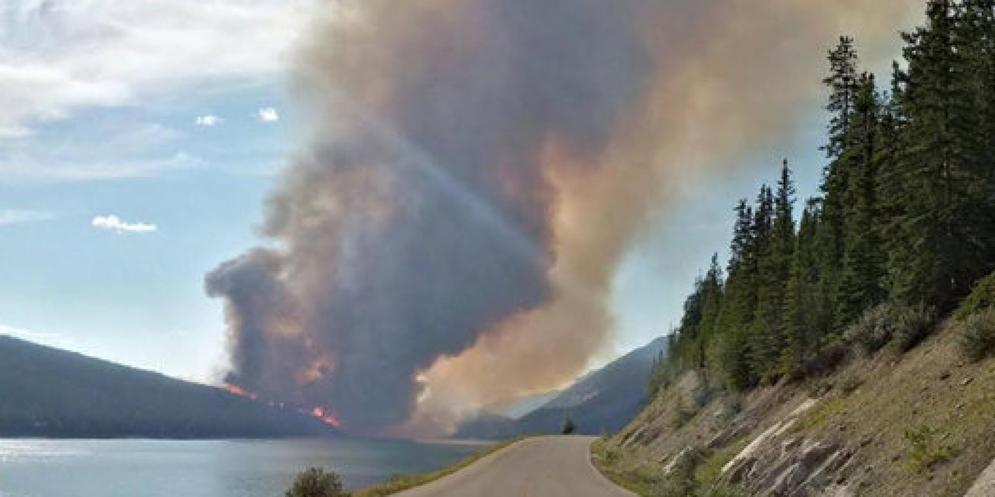 Jasper National Park Fire Slowed By Rain