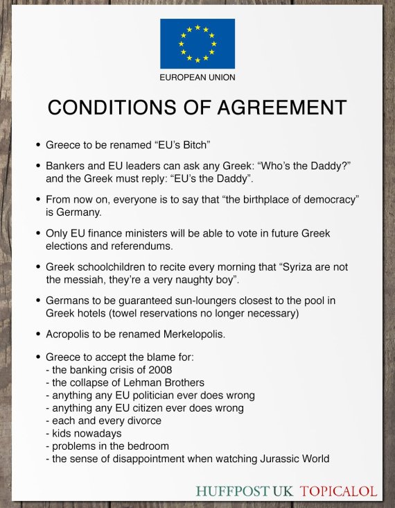 greece conditions of agreement