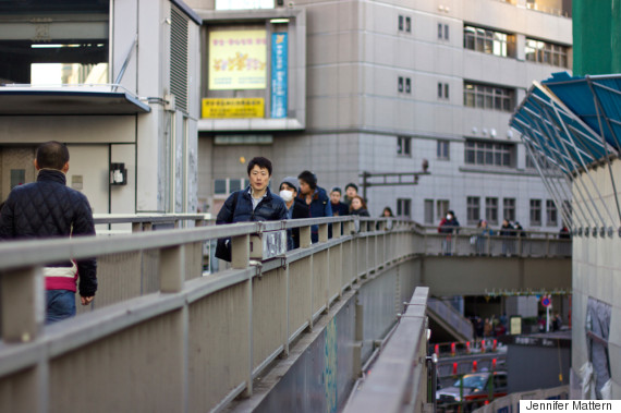 tokyo pedestrians