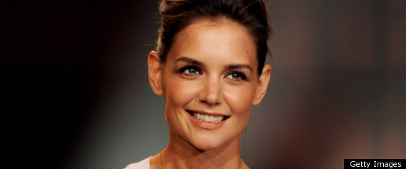Katie Holmes On Jay Leno In Red Leather Trousers