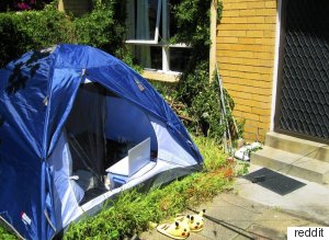 camping student