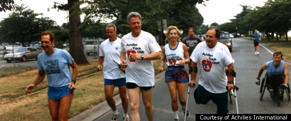 Dick Traum Bill Clinton
