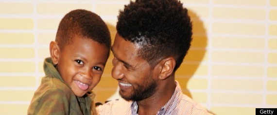 Usher Spends Time With His Sons