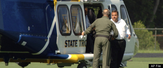 Chris Christie Helicopter Flights Shore House