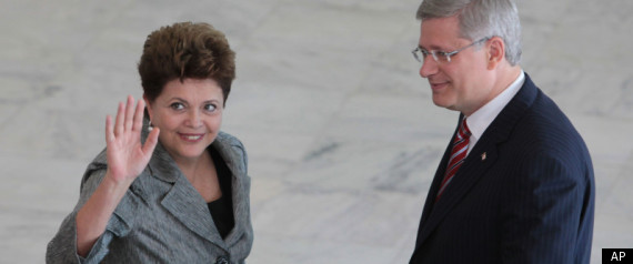 Stephen Harper Dilma Rouseff