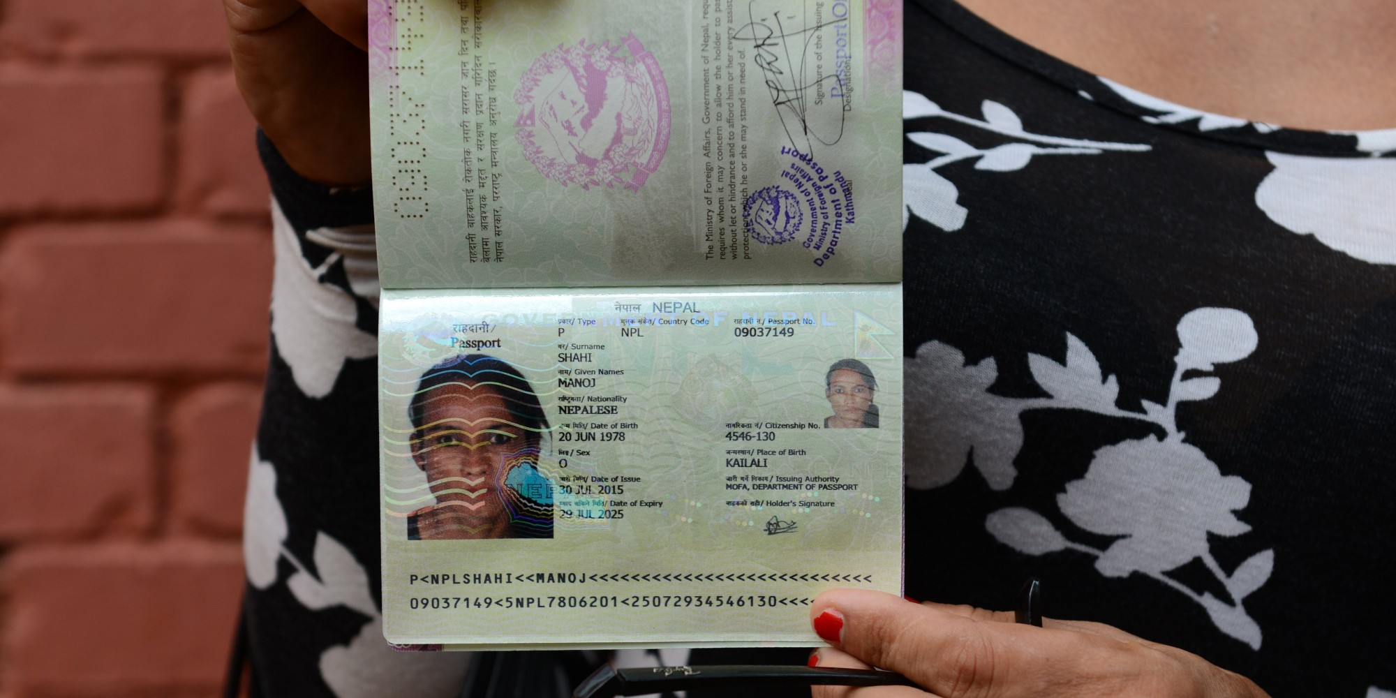 Nepal Issues Its First Third Gender Passport To Recognize
