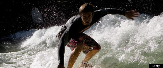 Eisbach River Surfer