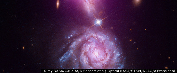 Colliding Galaxies Exclamation Point