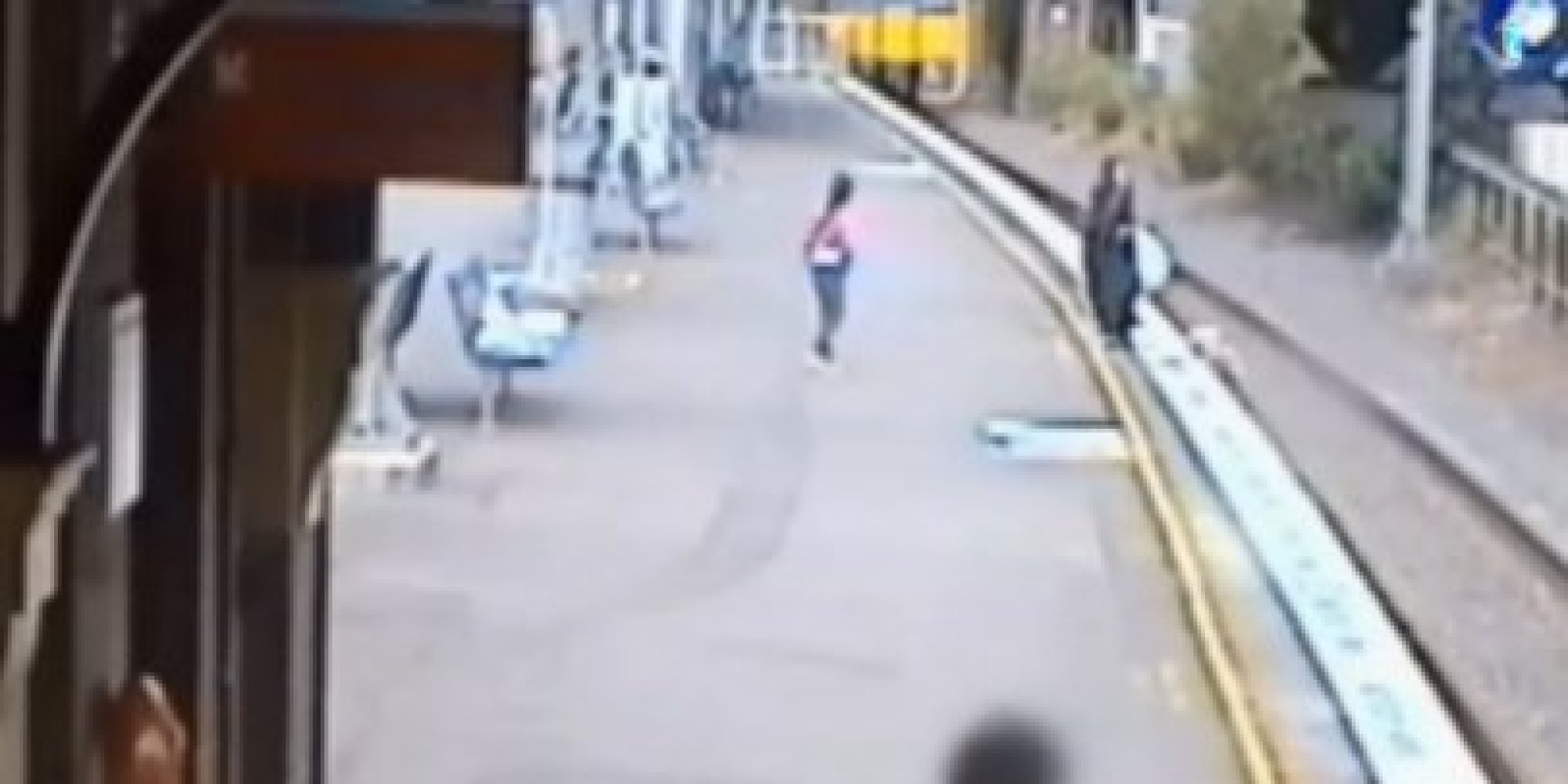 Schoolgirl Saved From Certain Death As Woman Pulls Her From Path Of