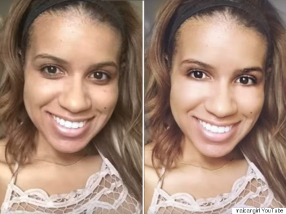 Beauty Blogger Posts Makeup Free And Retouched Selfies On Tinder Guess Which Men Preferred