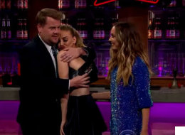 James Corden Asks Perrie The One Question She Doesn't Want To Answer