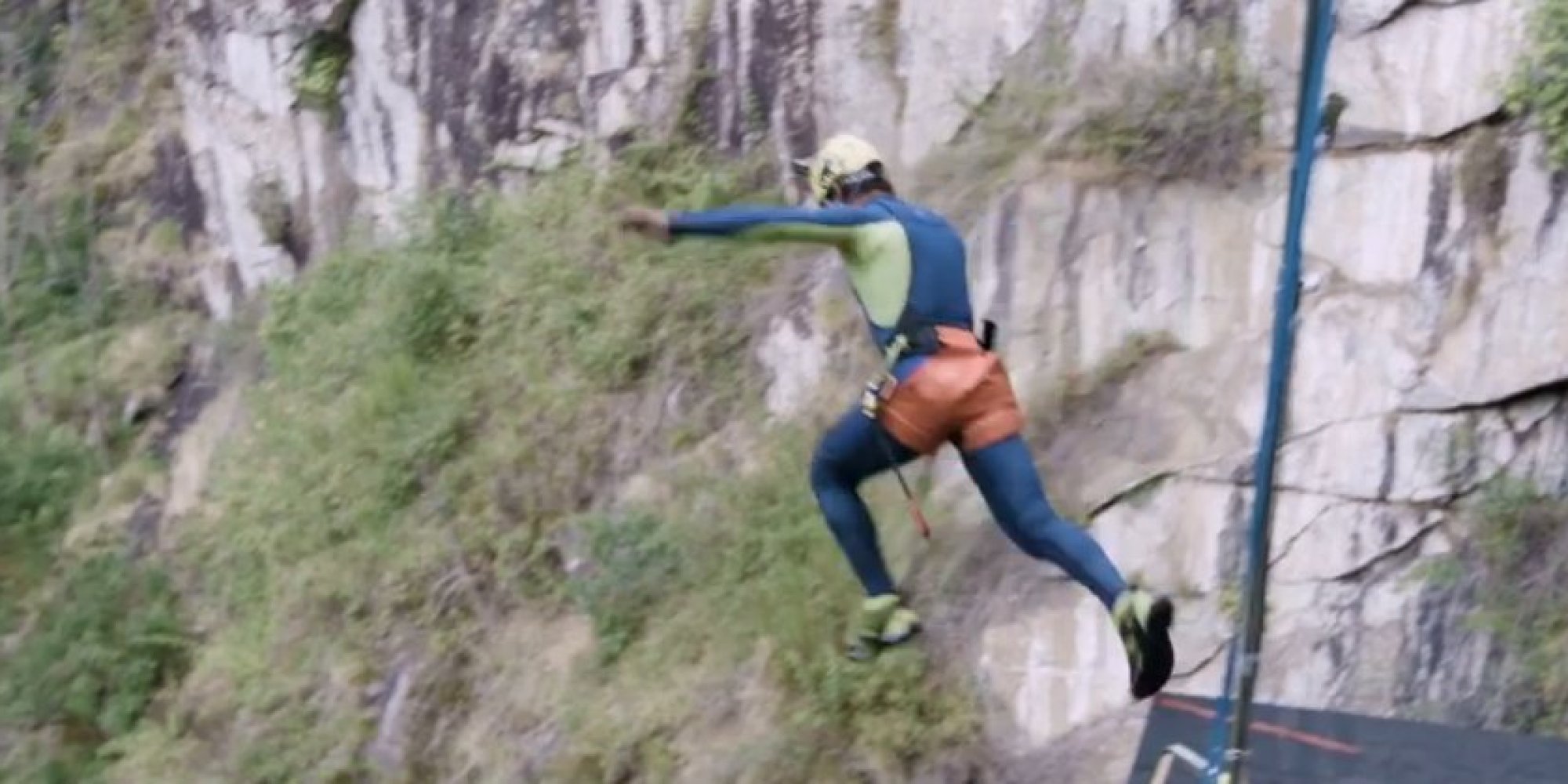 Laso Schaller Sets New World Record For Cliff Dive Of 58.8m HuffPost UK