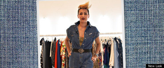 Sarah Wilson Styles Denim Shorts