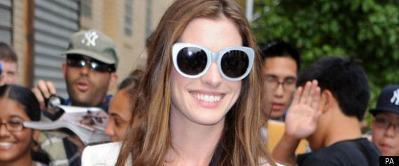 Anne Hathaway Promoting One Day