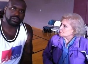 Shaq Betty White